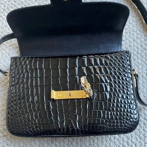 Authentic Celine crocodile shoulder purse